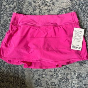 BRAND NEW LULULEMON pace rival skirt